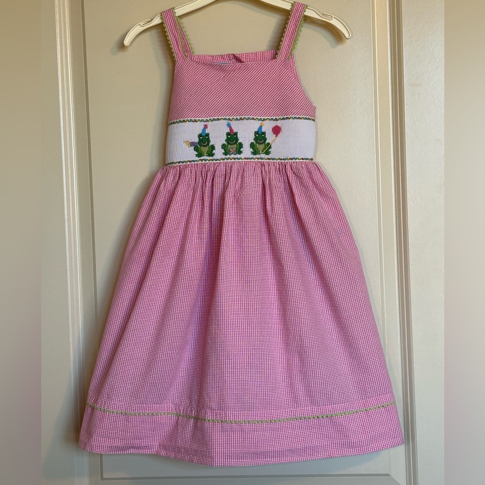 Sz5 Anavini Smocked Frog Dress